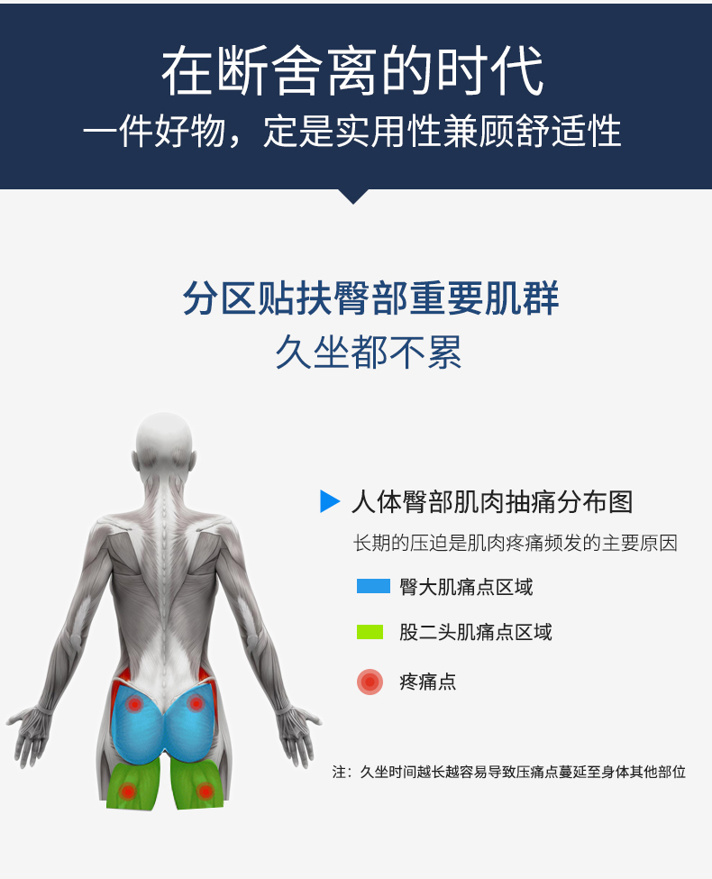 AiSleep TS Ngủ nén đệm chậm phục hồi đệm ghế văn phòng xe đệm đệm - Ghế đệm / đệm Sofa đệm lót ghế ngồi văn phòng