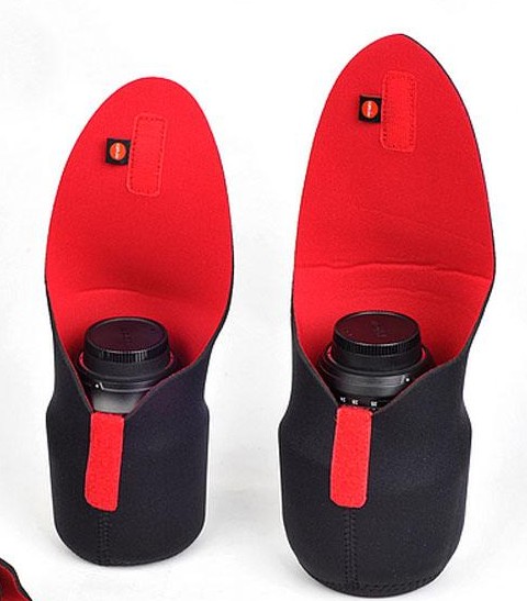 SLR camera fast - pick lens bag high - bullet waterproof fabric pack red and black double dive fabric