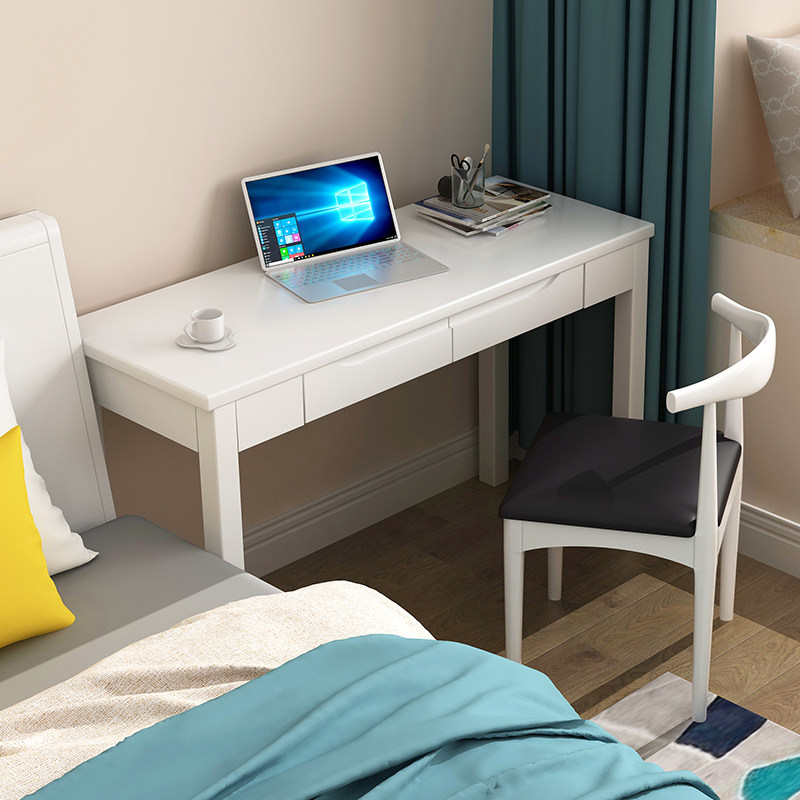 Full solid wood students ultra narrow desk 40cm width 45 cm small family Mini learning writing desk Home computer desk-Taobao