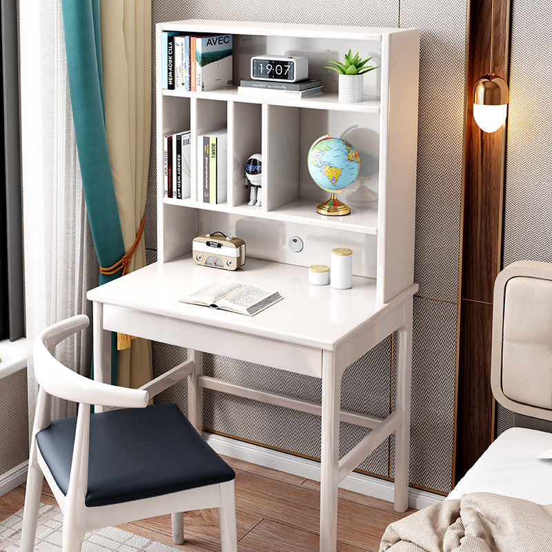 Nordic bedroom solid wood small desk home mini length 60 70 80cm small apartment width 45cm learning computer desk