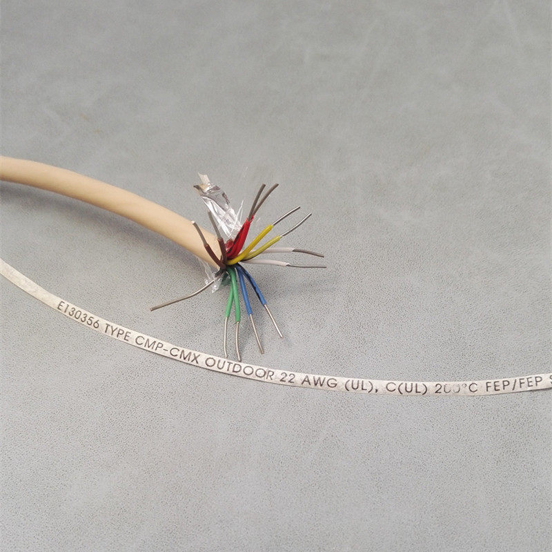 美国进口 E130356 TYPE CMP-CMX OUTDOOR单支芯信号线22AWG屏蔽线