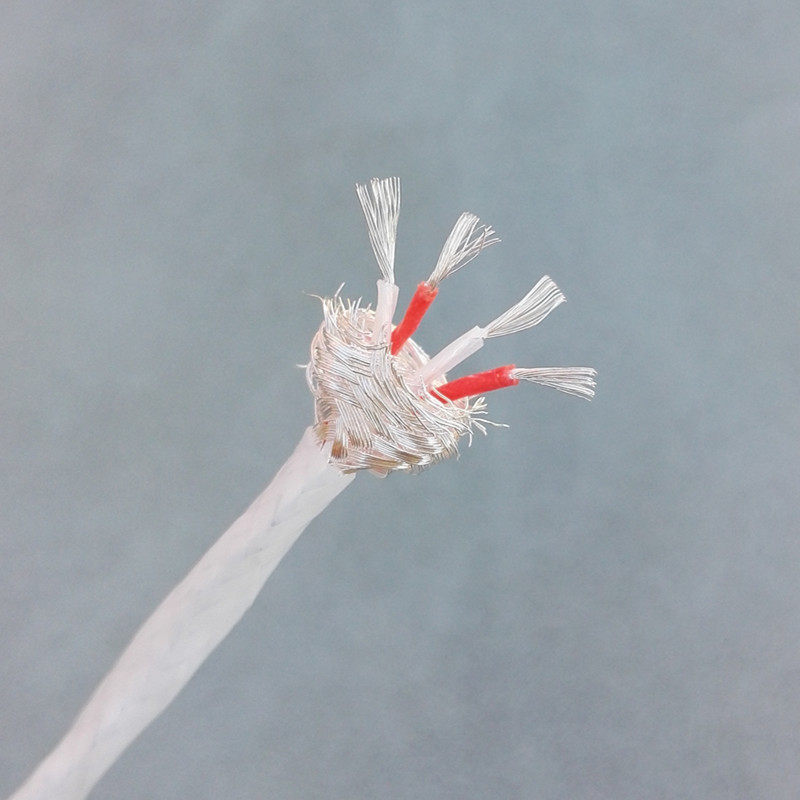 AFRPF-250军工级镀银线4芯绕包高温线4X0.1平方双绞线2X2X0.1平方