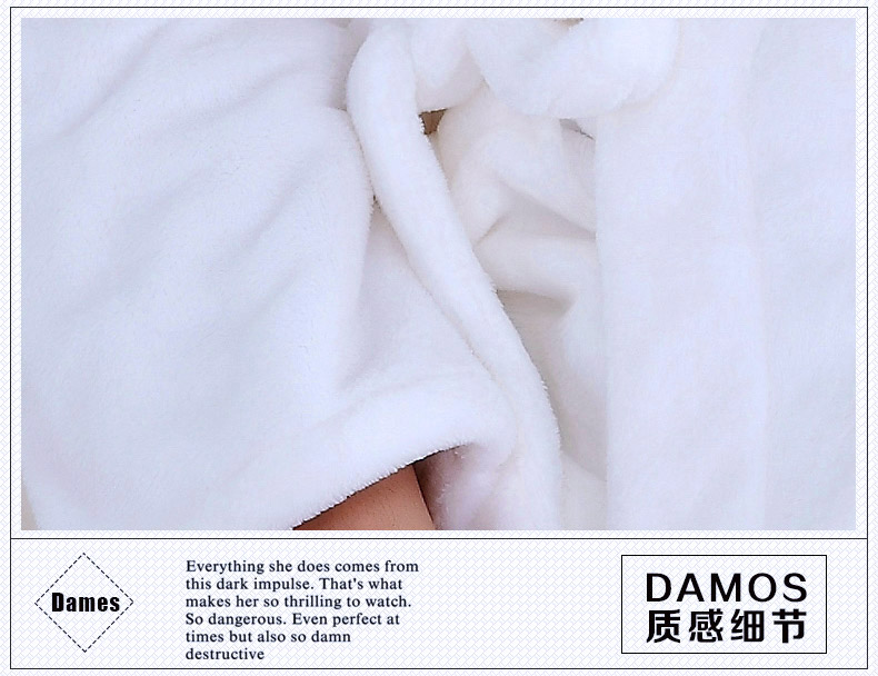 Trang chủ dịch vụ đồ ngủ nam dày áo choàng flannel mùa thu và mùa đông áo choàng tắm san hô lông cừu dài tay màu trắng rắn áo ngủ nữ