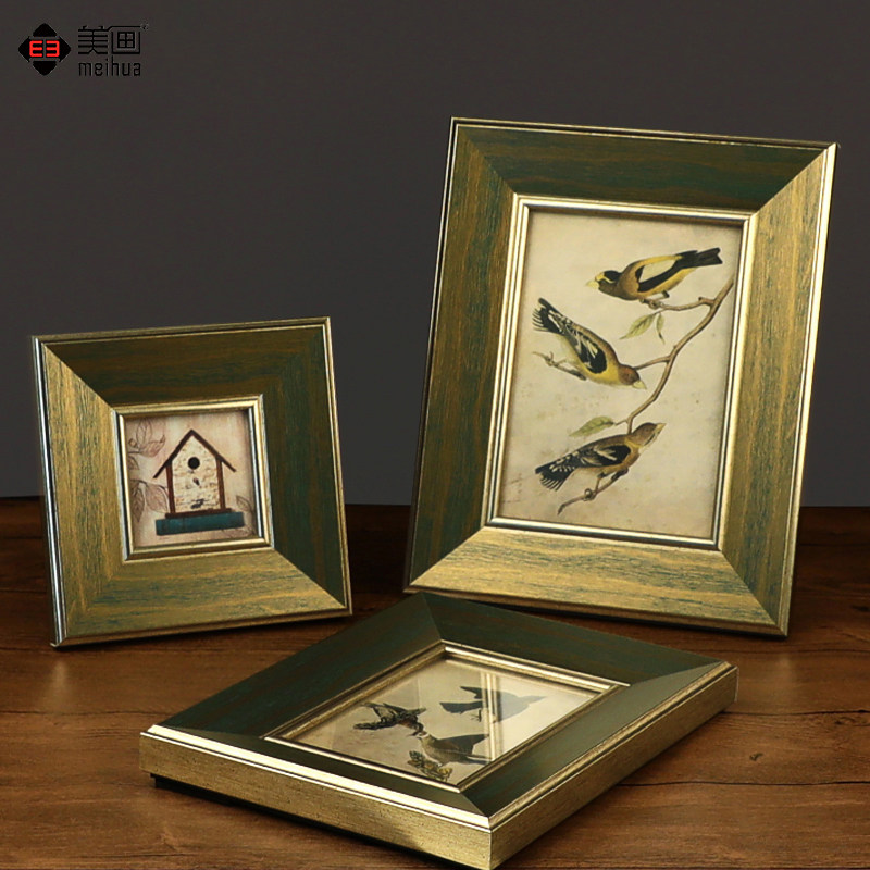 Creative home decoration modern simple living room bedroom table decorations 6 7 8 inch combination photo frame bedside table ornaments