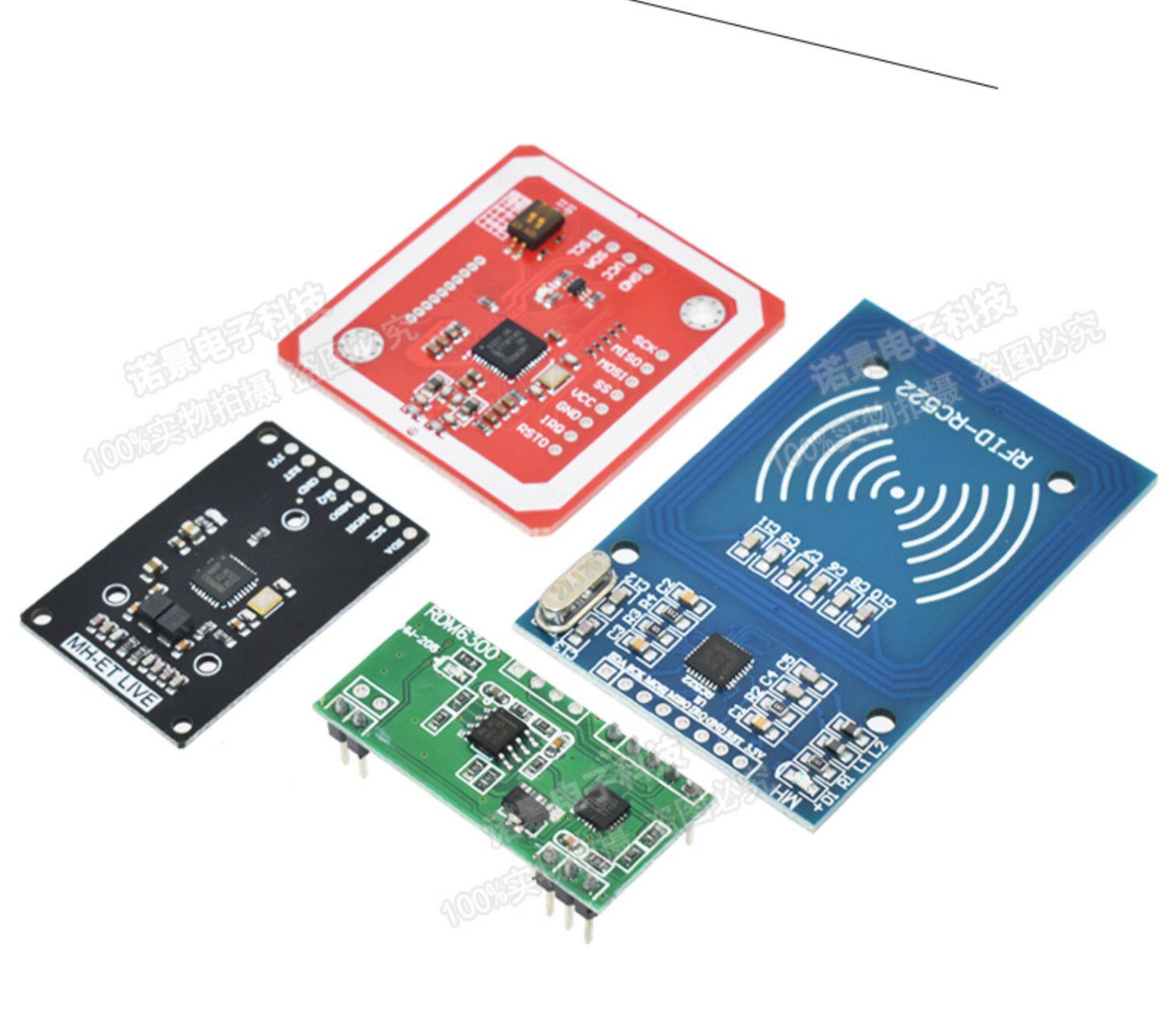 MFRC-522 RC522 RFID射频 IC卡感应模块 送S50复旦卡PN532 MNI版-阿里巴巴