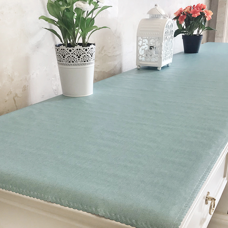 Bàn cà phê TV tủ khăn trải bàn hình chữ nhật phòng khách PVC bảng mat không thấm nước và vải dầu bên tủ giường vải - TV tivi samsung 55tu8000