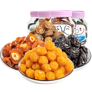 【雪海梅乡】话梅蜜饯零食组合4罐545g