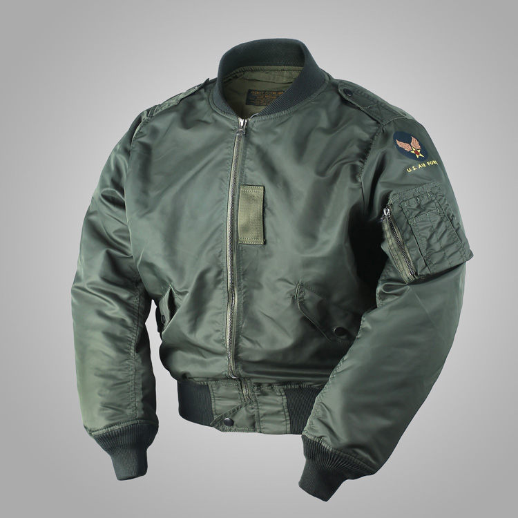 [USD 97.14] Engraved l2b Air Force pilot nylon spring and autumn jacket ...