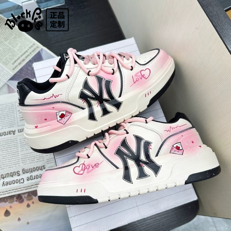 Custom Sneakers Mlb/New York Yankees Princess Mail Moonlight Lovers Retro Height-Increasing Low-Top Unisex Sneakers Custom Sneakers Mlb/New York Yankees Princess Mail Moonlight Lovers Retro Height-Increasing Low-Top Unisex Sneakers