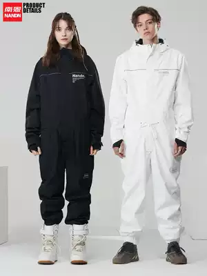1920 NANDN NANDN slim-fit leg ski jumpsuit single and double board ski suit waterproof and warm men and women