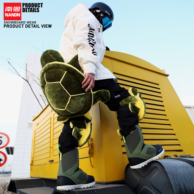 Ski small turtle protective hip care kneecap cushion suit green turtle single double board guard male and female universal anti-fall ski gear