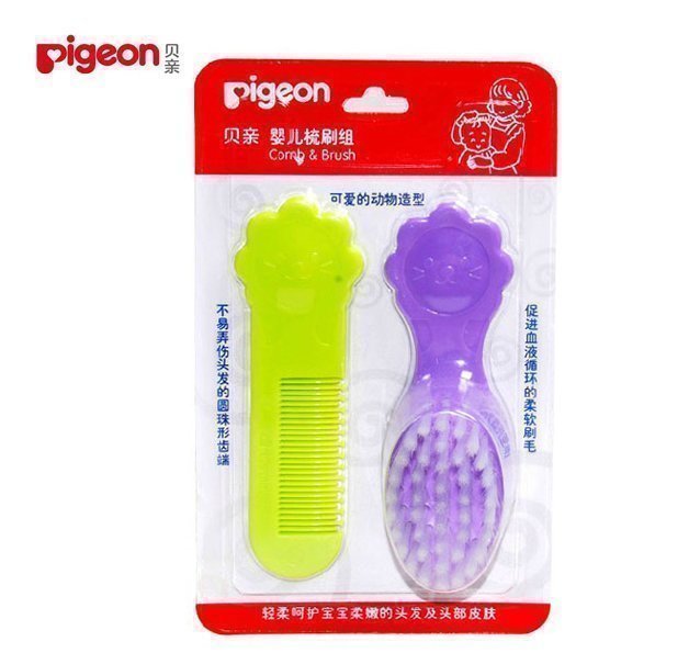 Shell pro baby comb baby comb children's comb safety comb baby massage comb set KA18 KA49