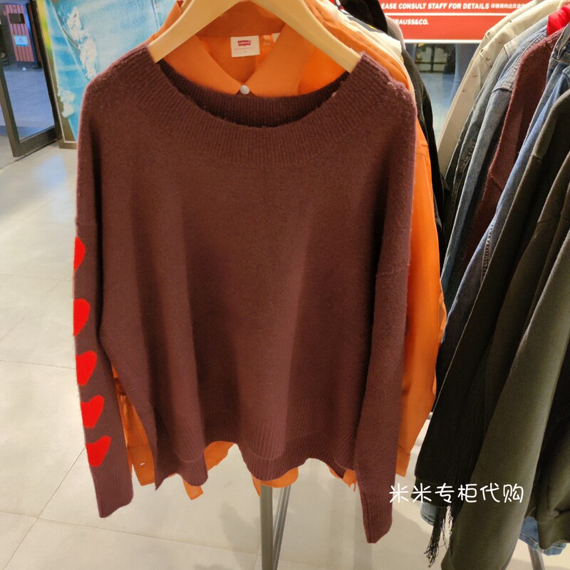 Levis Women's Thickeneded Round Neck Knitwear Knitwear 56293-0004 562930004