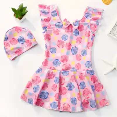 Children's dress swimsuit children Net Red Princess cute swimsuit baby swimming summer clothes hot spring