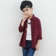 Áo sơ mi kẻ sọc cho bé trai mới cotton dài tay mùa xuân và mùa thu áo kẻ sọc lớn cho trẻ em áo sơ mi cho bé trai 8 tuổi
