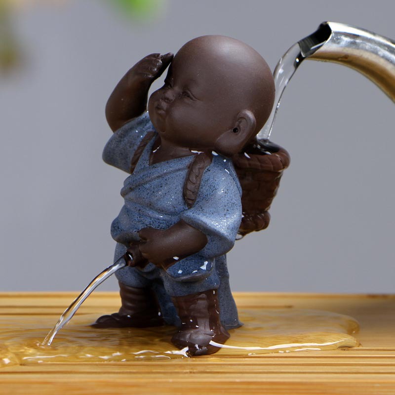 Water jet urinals small monk Purple Sand Child children Pee Doll Tea Spot-swing the Gothic Tea Tea Play Tea Set Accessories
