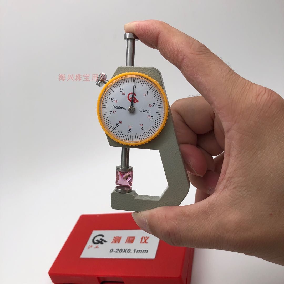 The pearl of special gemstone measuring gemstone thickness of jewelry 0 - 20mm diameter with lock pearl calculus