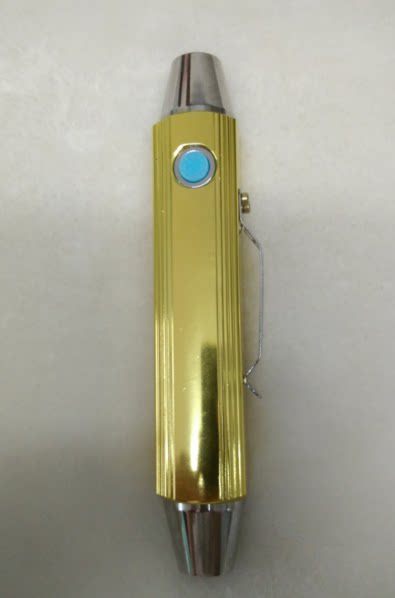 New jade rechargeable flashlight two light sources yellow light and white light intense light original stone flashlight jade Mao pei emerald