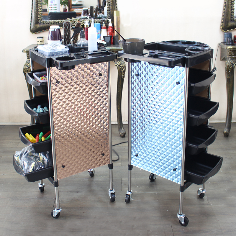 Hairdresner Shop Cart Beauty Hair Stroller Bronzing Tool Car Racks Hair Salon Hair Salon Small Cart Special Tools Supplies Great