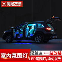 Suitable for 15-21 Toyota Highlander LED indoor light reading light special ceiling light Ayong modification accessories