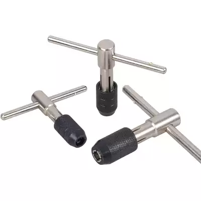 Shang Carpenter tool T-type screw tapping hinge hand frame Hand screw tapping wrench Screw tapping chuck Twist hand M3M5M6M8M12