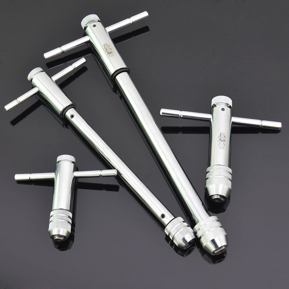 Adjustable ratchet tap wrench wrench silk tapping wrench Extended tap hinge M3-M8 M5-M12