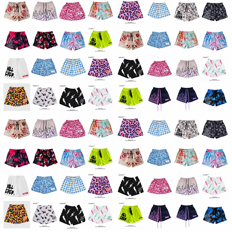 American-Style Trendy Basketball Shorts, Knee-Length, Summer Student Sports Training Quick-Dry Casual Running Shorts