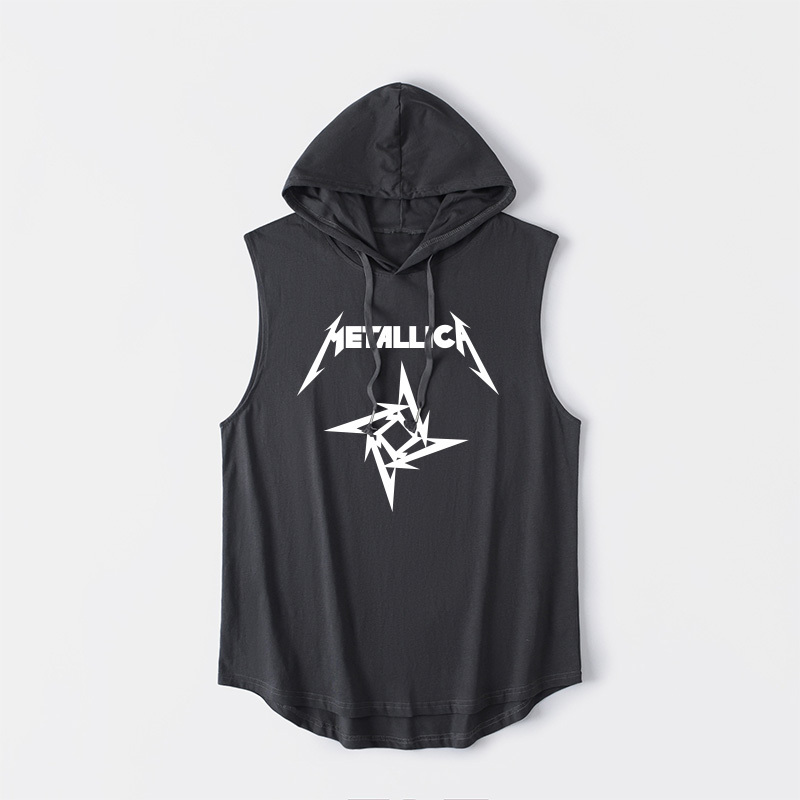 Trendy Rock Metallica Metal Band Tank Top T-Shirt Sleeveless Short Sleeve Oversized Clothing Hoodie Trendy Rock Metallica Metal Band Tank Top T-Shirt Sleeveless Short Sleeve Oversized Clothing Hoodie