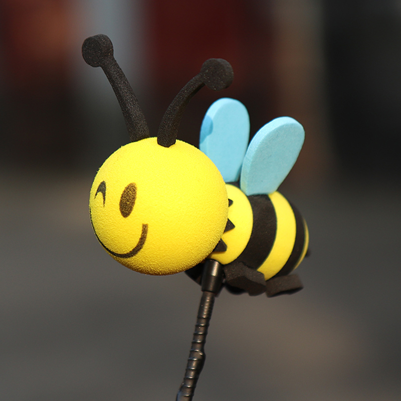 Car antenna decorative ball cute cartoon roof decorative doll appearance modification doll antenna supplies little bee