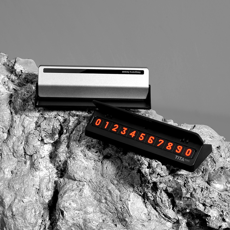 tita mini temporary parking card Norway car phone number plate car internal transfer car card creative car supplies stop cards