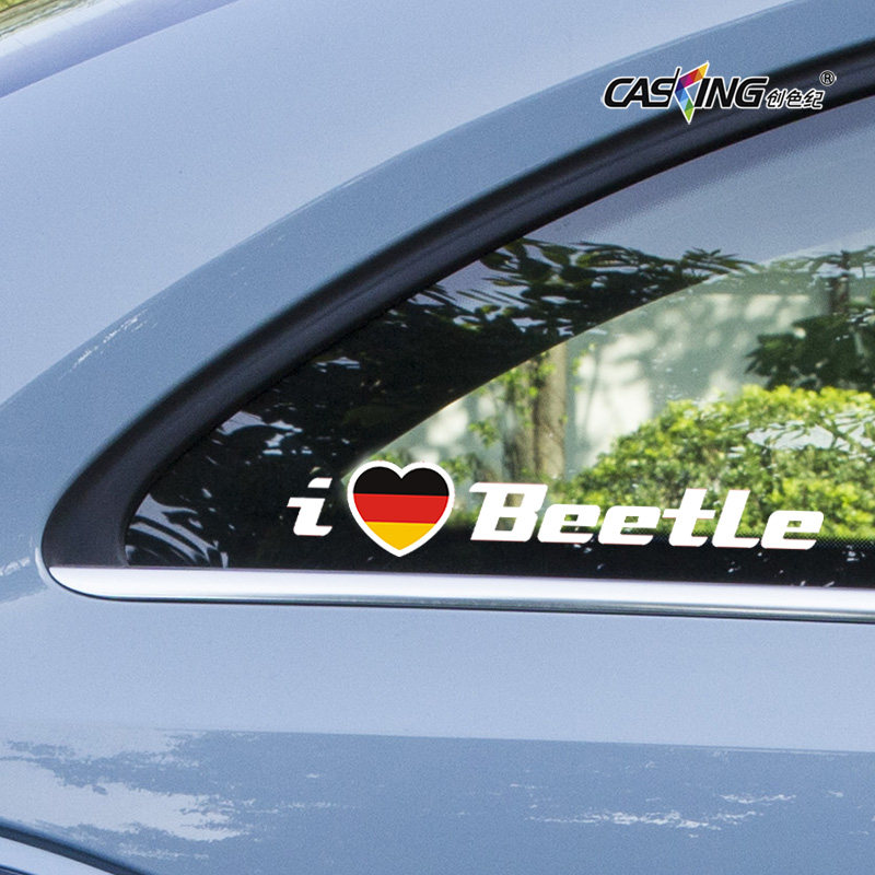 Suitable for the Fox Beetle Decoration Laflower Beetle Car Sticker Body Personality Stickler Retrofit