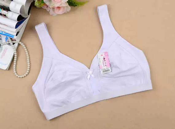 Trung và già siêu mỏng không có áo ngực bằng thép cộng với chất béo cỡ lớn bằng vải cotton bra bra mẹ cup cup lớn