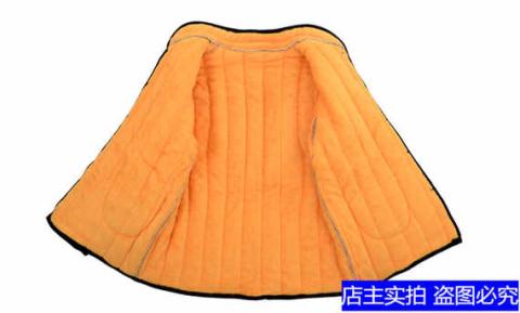 Mùa đông trung niên và phụ nữ lớn tuổi đàn ông dày cộng với áo nhung một mảnh áo khoác cotton kích thước lớn ấm áp áo len nhà áo giữ nhiệt nam cổ tim