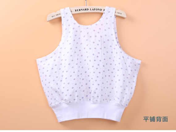 3 món đồ lót cotton trung niên nữ vest mẹ già áo vest ngắn vest nửa mùa hè áo cotton nam
