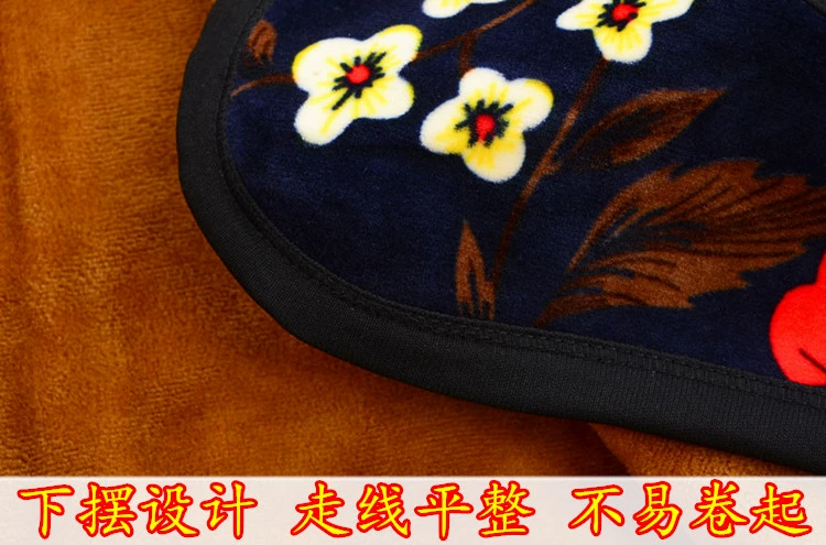 Phụ nữ trung niên và già áo len mẹ đồ lót nhiệt ông già cộng với lông cừu dày nhung cộng với chất béo áo len cotton kích thước lớn