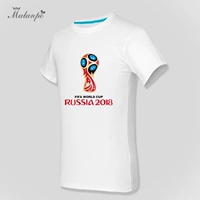 2018 Nga World Cup T-Shirt ngắn tay cotton người hâm mộ Brazil Pháp đội Tây Ban Nha Đức jersey đồng phục áo polo