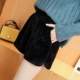 Quần short nữ mùa đông mặc ngoài mùa thu và nhung vàng 2018 mới quần size lớn là quần skinny đen rộng ống rộng cạp cao eo