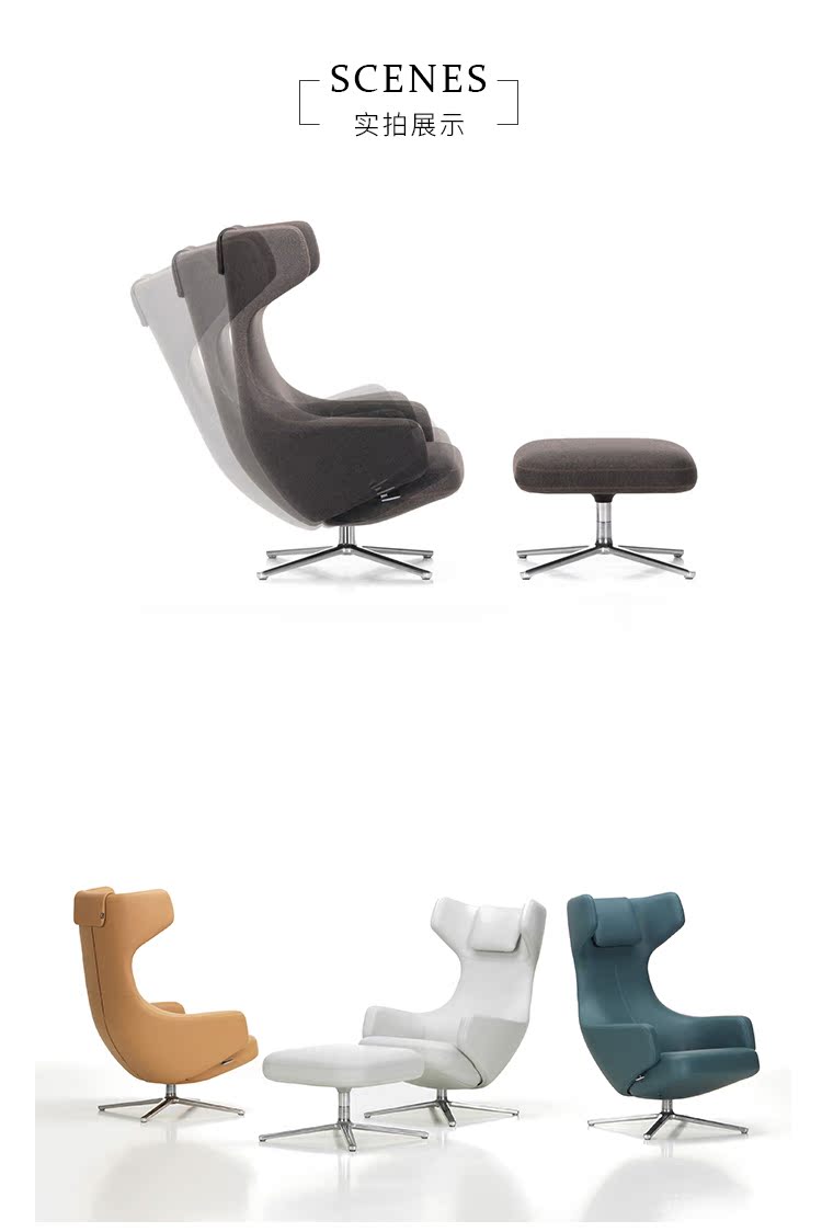 Cloud master thiết kế sáng tạo đồ nội thất phong cách Bắc Âu grand repos giải trí ghế sofa đơn ghế sofa hiện đại tối giản ghế sofa giường kéo