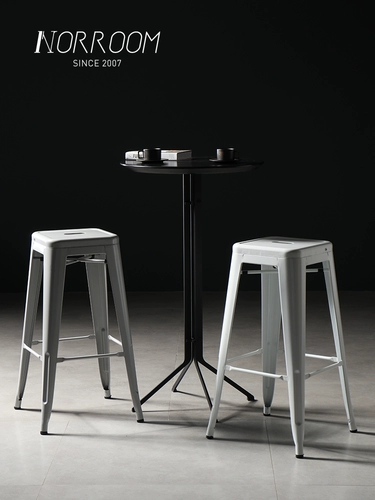 NORROOM Индустриальный стиль лофт персонализированный бар -стул стул стул бар металл высокий стул Железный стул Высокий фонд