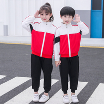 School clothing school in elementary and middle school students British style spring autumn clothing children's class clothing kindergarten costume teacher sports clothing