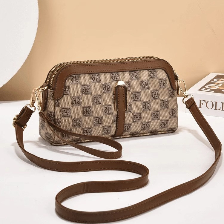 Authentic French Mk Jessie Genuine Leather Bag for Women, Versatile Phone Bag with Multiple Compartments, Women's Clutch Bag, Coin Purse