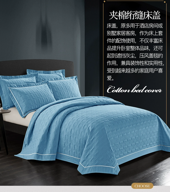 công thức Sleeper Ti Shaou đồng bằng giường bông bao gồm ba mảnh giấy dày được lạnh bông của Mỹ bìa bông - Trải giường ga trải nệm