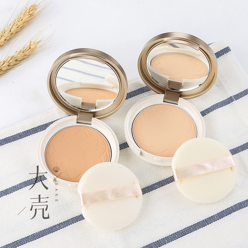 CEZANNE Cezanne Sunscreen Powder Fragrance Free SPF48 Moisturizing Oil Control Fixing Makeup Che khuyết điểm Khô và Ướt - Bột nén