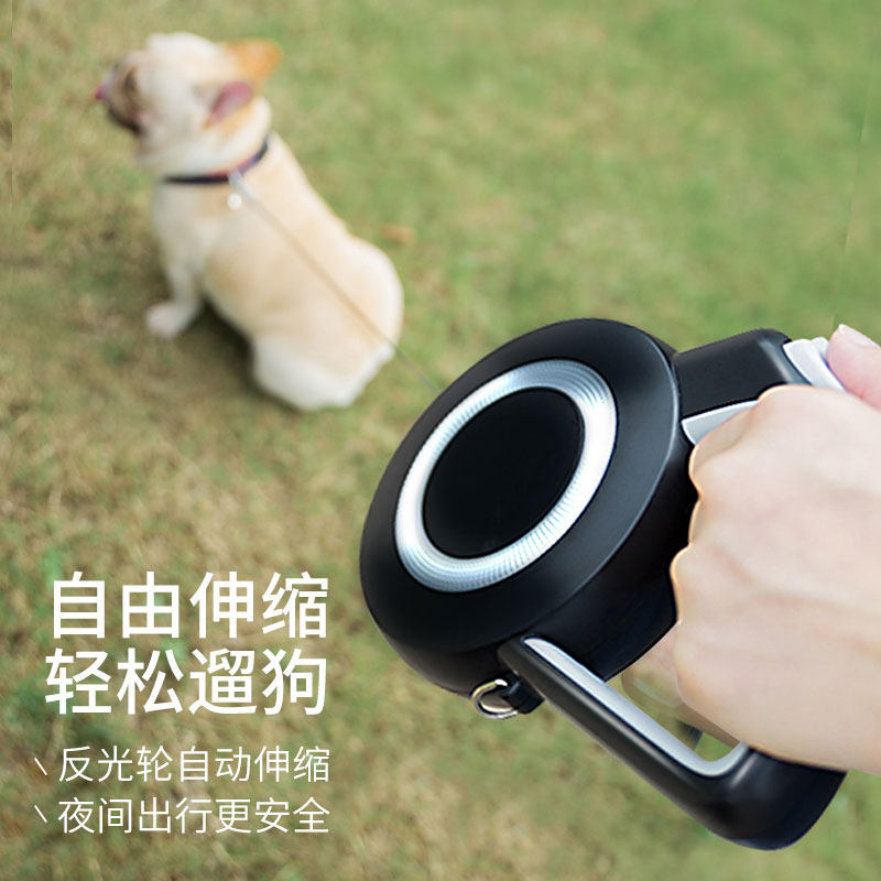 Dogs traction rope telescopic dog chain Medium large canine faux gin wool Labrador Dog Rope Dog Supplies