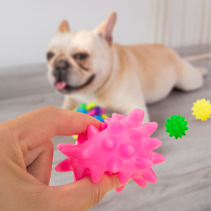 Dog Toys Small Dogs Large Dogs Bite-Resistant Sound Grinding Teeth Cleaning Teeth Plush Educational Training Teddy Pet Supplies