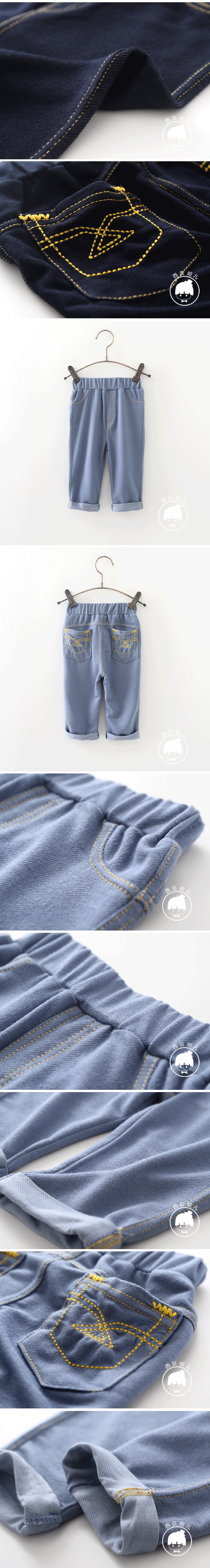 Pantalon fille pantalon Denim - Ref 2062112 Image 11