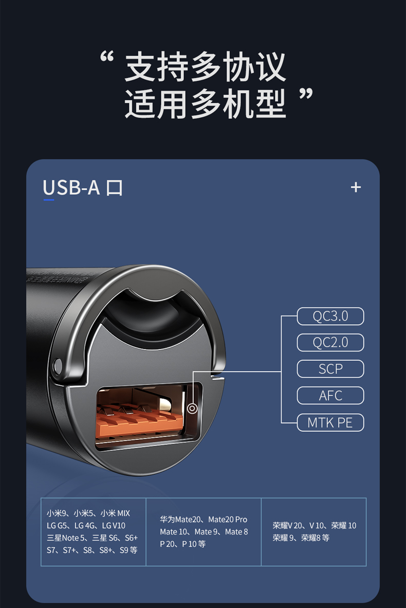 隐形安装、30W快充：BASEUS 倍思 慧小星 车载充电器 34元包邮 买手党-买手聚集的地方