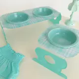 HC Запатентованная мята зеленая сетка милая девушка Yayli Pet Bow