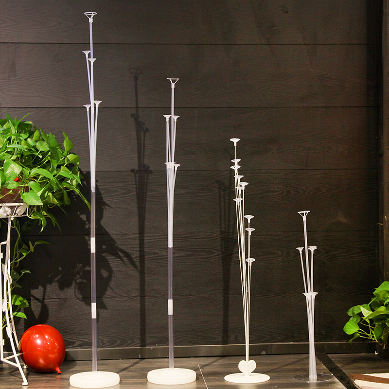 Wedding balloon stand Baby's first birthday scene arrangement Shop opening decoration table floating pole