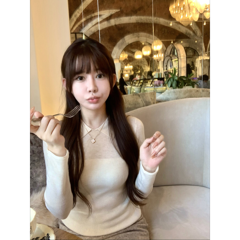 Eleven Girls 10/10 New Product "Soul Mate" Classic Polo Collar Knitted Base Shirt Top for Women